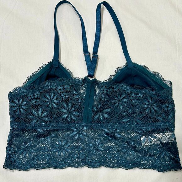 Marilyn Monroe Teal Green Lace Bralette Bra Size Small - Picture 2 of 3